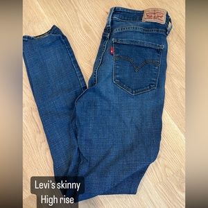 Levi’s High Rise Skinny Jeans